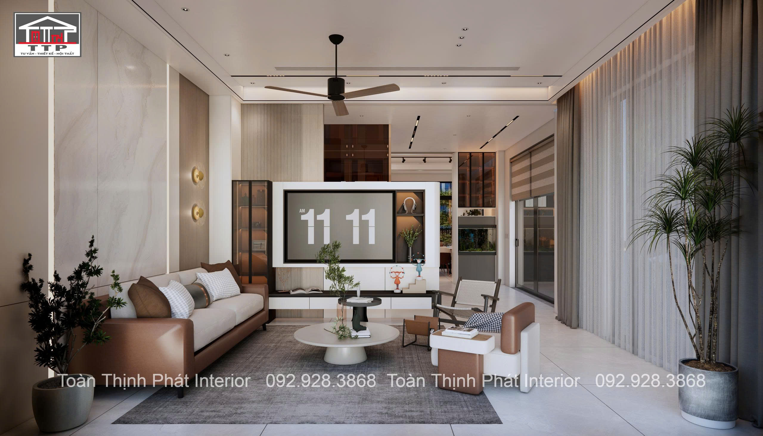 NỘI THẤT BIỆT THỰ ANH THÀNH - ECO CENTRAL PARK 